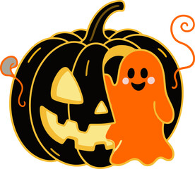Pumpkin Ghost: The Friendly Spirit of Halloween