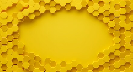 Golden Hexagon Halo