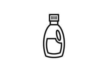 detergent packaging outline icon cleaning fluid