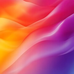 Obraz premium Vibrant Abstract Gradient Waves: a mesmerizing, artistic rendering of fluid, multicolored shapes that undulate, displaying the spectrum of color.