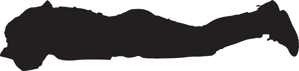  vector silhouette, woman lying on the floor face down © Curto