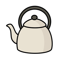 teapot isolated on white transparent background