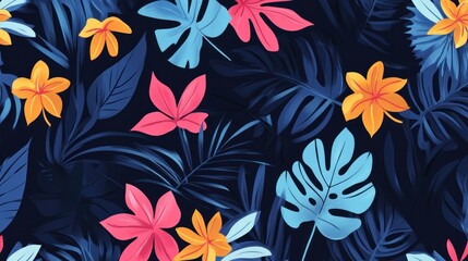Tropical Floral Pattern (7)
