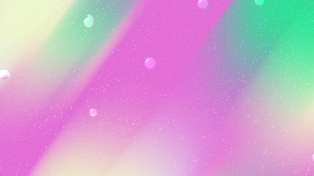 Pink, green, yellow gradient with white dots suitable for backgrounds, invitations, stationery, and packaging design projects with a vibrant color scheme.