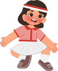 Student Celebrate Indonesia independece day