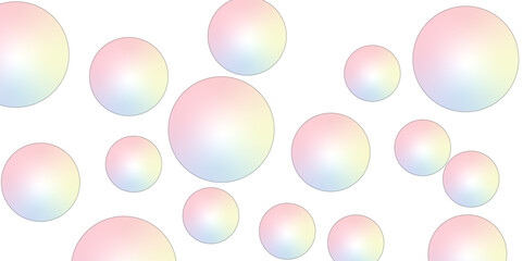abstract, artistic title, focusing on the visual characteristics of the bubbles. Lightness and dreamy essence of floating bubbles with Rainbow Reflections.