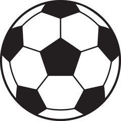 Fototapeta premium Soccer Players Silhouette Set: A collection of six dynamic soccer players silhouettes captured in action, showcasing various dribbling techniques and athletic postures. 