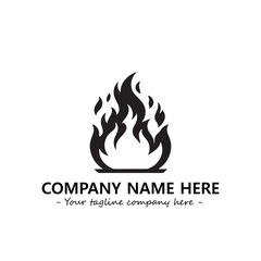 Fire Logo Company Design Illustration Vector Graphic Image
