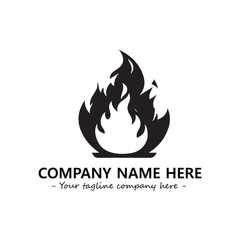 Fire Logo Company Design Illustration Vector Graphic Image