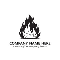 Fire Logo Company Design Illustration Vector Graphic Image