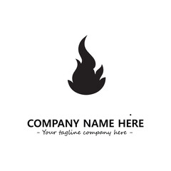 Fire Logo Company Design Illustration Vector Graphic Image