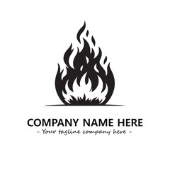 Fire Logo Company Design Illustration Vector Graphic Image