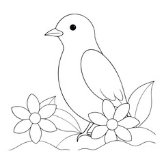 Vector illustration of a white dove