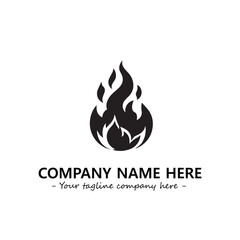 Fire Logo Company Design Illustration Vector Graphic Image