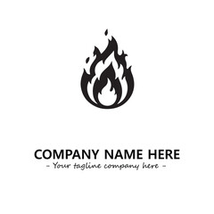 Fire Logo Company Design Illustration Vector Graphic Image