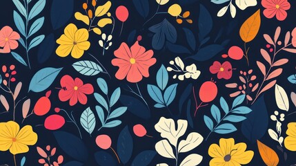 Vibrant floral pattern (5)