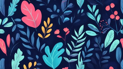 Vibrant floral pattern (37)
