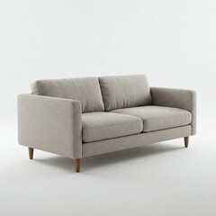 Fototapeta premium white leather sofa