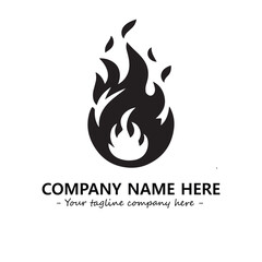 Fire Logo Company Design Illustration Vector Graphic Image