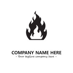 Fire Logo Company Design Illustration Vector Graphic Image