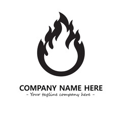 Fire Logo Company Design Illustration Vector Graphic Image