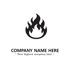 Fire Logo Company Design Illustration Vector Graphic Image