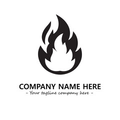 Fire Logo Company Design Illustration Vector Graphic Image