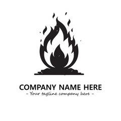 Fire Logo Company Design Illustration Vector Graphic Image