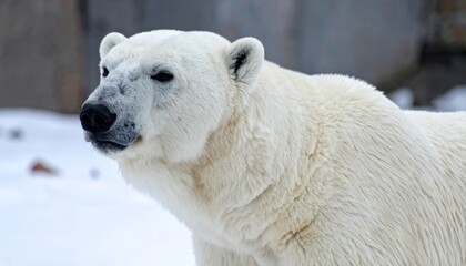 Magnificent Portrait of a Majestic Polar Bear in its Arctic Habitat