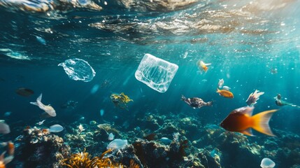 Promoting plastic-free oceans marine life conservation initiatives underwater environment ocean viewpoint