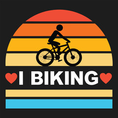 Fototapeta premium Cyclist riding a bike in the city as a black silhouette vector illustration