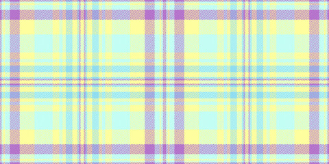 Pastel plaid pattern. Soft yellow, light blue, and lilac create a gentle, springlike texture ideal for backgrounds, textiles, and website designs.