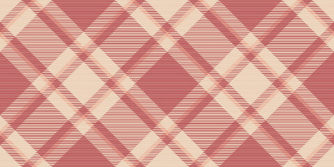 Elegant blush pink and cream diamond plaid pattern.  Perfect for textile design, apparel,  wallpaper, or website backgrounds.