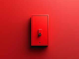Red Fire Alarm Box