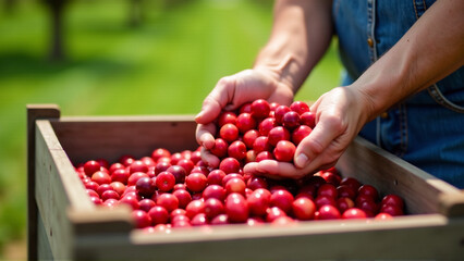 Harvest Day Cherry Sorting