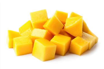 Freshly Cut Mango Cubes - A Tropical Delight