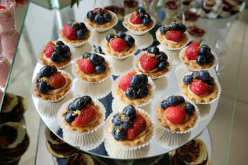 Festive Mini Fruit Tarts for a Sweet Occasion.