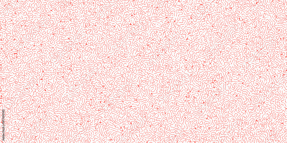 Poster Turing Abstract Pattern, suitable for any business. White and pink color diffusion reaction seamless pattern. abstract Reaction-diffusion or Turing pattern formation, coral reef, natural texture.
