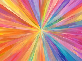 Fototapeta premium Rainbow Burst