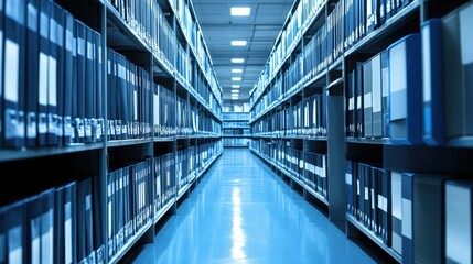 Fototapeta premium Automated Document Compliance Audits: Leveraging Technology for Accurate and Efficient Governance utilizes advanced automation tools to streamline the auditing process.