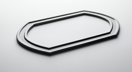Geometric metallic object