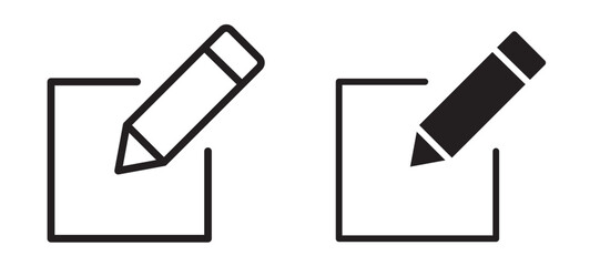 Register icon in black modern and lines and solid