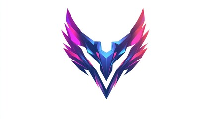 Vibrant, stylized avian logo