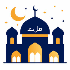 taj mahal vector illustration