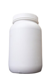 white plastic pot packaging for insulated storage