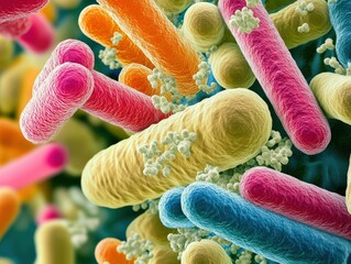 Diverse group discussing oral health benefits of probiotics, friendly and inclusive setting