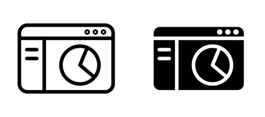 CRM icon in black modern and lines and solid