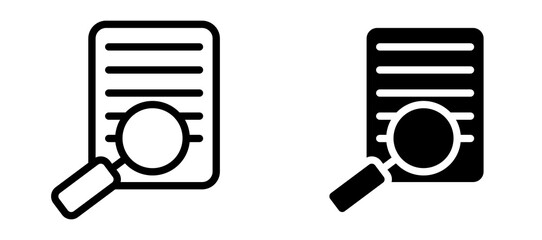 Defining icon in black modern and lines and solid