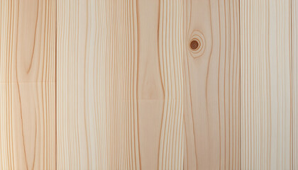 Fototapeta premium Lighttoned wooden planks with subtle grain patterns and a prominent knot detail