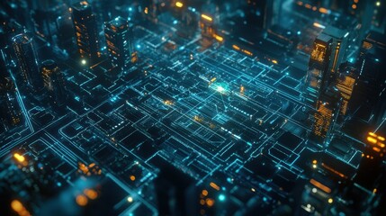 Connecting the future, this image showcases the pivotal role of network infrastructure in supporting emerging technologies.